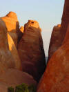 Rock fins at Arches