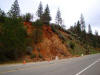 Rockslide on Highway 140 near Mariposa