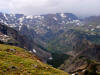 U shaped Valley on the Beartooth Highway