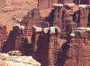 Hoodoos formed by vertical joints at Canyonlands National Park
