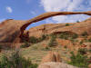 Landscape Arch in Entrada Sandstone at Arches National Park