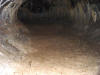 Passage in Valentine Cave at Lava Beds with "bathtub rings"