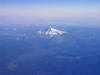 Aerial view of Mt Hood from the west