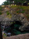 Cave in a sea cliff at Mendocino