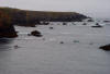 Sea cliff and sea stacks
