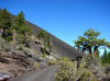Steep slope of Cinder Butte at Lava Beds National Monument