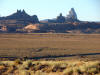 Agathla Peak, a volcanic neck on the Navajo Reservation near the north Arizona border.