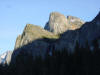 Bridalveil and Cathedral Rocks