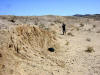 Scarp on Landers fault, Mojave Desert